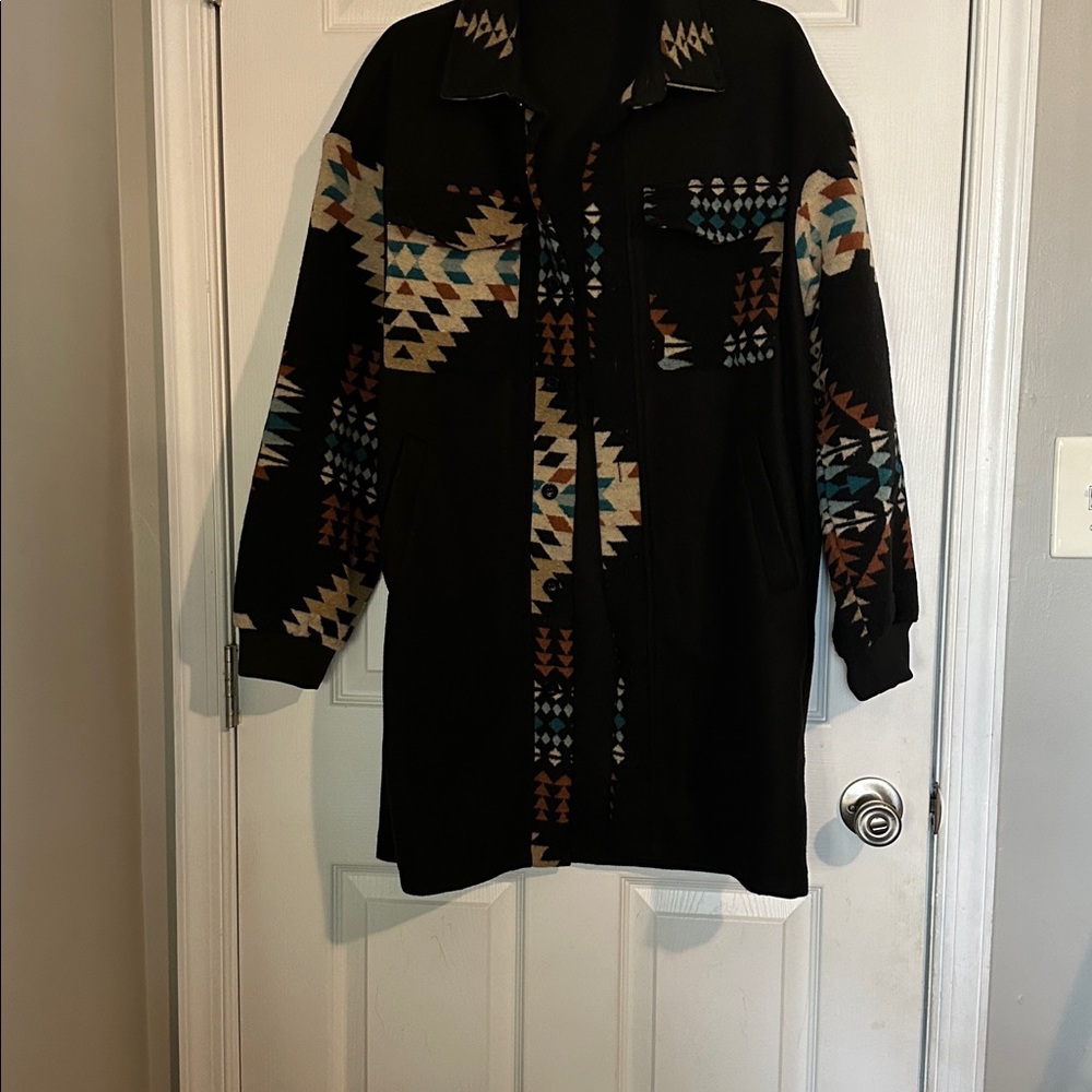 Manfinity Charcoal Gray Jacket Oversized - image 1